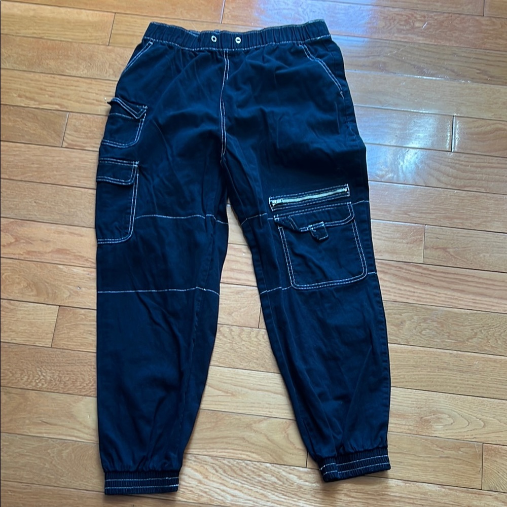 Men's Black Cargo Pants